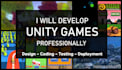 develop unity games professionally