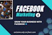 do facebook marketing and advertising for promotion