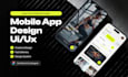 do web mobile app ui ux design wireframe or prototype mockup