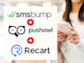 set up SMS bump, pushowl and recart for your ecommerce