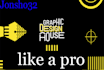 graphic design flyers and photoshop logo