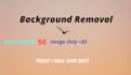 remove background 50 image  one day delivery