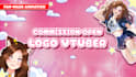 create a cute kawaii logo intro for vtuber or twitch streamer