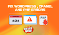 fix wordpress issues, cpanel and PHP errors within 24 hours