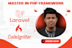 be your php laravel codeigniter api and web application developer