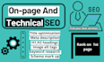 do on page and technical SEO of your website