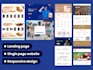create professional landing page or single page website