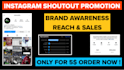 do shoutout promotion on 950k luxury page