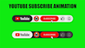 make subscribe button youtube animation