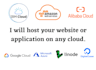 setup your server at google cloud, AWS, azure, digitalocean and alibaba cloud