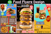 design attractive restaurant menu,food flyer,postcard,poster
