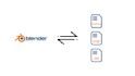 convert your blender file as stl up to 10mb to cad format