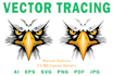 redraw or recreate your logo or image and do vector tracing