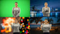remove the green or blue screen or chroma key from any video