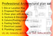 design professional 2d architectural plan