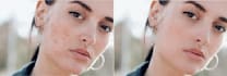 do skin retouching and keep it natural