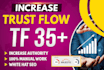 increase trust flow tf 40 plus of your website