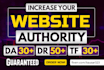 increase da dr and trust flow of your website