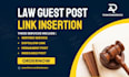 do guest post on law website, dofollow backlink