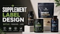 design supplement and nutrition labels for your product