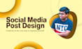 design attractive social media posts