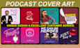 design a podcast cover art