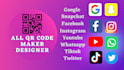 make best custom qr code with your logo design
