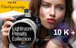 send you my  lightroom presets collection