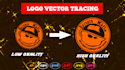 vectorize trace logo to vector
