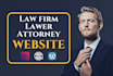 create a professional law firm, lawyer, attorney website
