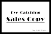 write eyecatching sales page copy