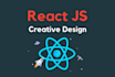 create reactjs website, react landing page or react frontend