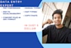 do PDF conversion and manual typing