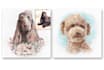 do watercolor custom pet portrait