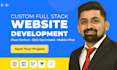 build responsive website and custom website development in laravel