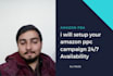 setup and manage amazon ppc campaign sponsored ads