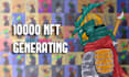 generate 10k nft collection with solana or ethereum metadata