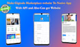 build gigtodo marketplace website to native mobile apps