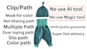 background remove , cut out image, make white or transparent bg