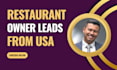 find linkedin restaurant owner leads to grow your business