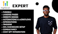 design, fix gohighlevel funnel, gohighlevel website, systeme io, lightfunnel