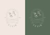 design a minimal botanical hand drawn aesthetic logo
