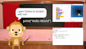 teach python, scratch to kids of all ages interactively