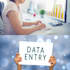 do data entry as instructed