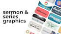 create a sermon or series graphic and sermon bumper