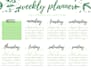 design digital custom editable daily weekly monthly planner