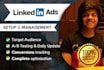 setup and manage your linkedin ads campaign