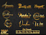 design luxury signature, handwriting, cursive style logo