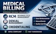handle medical billing and rcm services including claims, deniels,credentialing