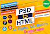 convert responsive PSD to HTML with bootstrap
